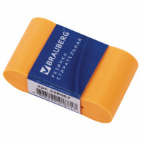 Ластик BRAUBERG Rainbow, 42*23*13 мм, бумажный рукав, ассорти, термопластичная резина, 228067