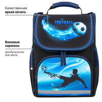 Ранец ПИФАГОР BASIC, 1 отделение, 3 кармана, эргономичная спинка, "Football player", 35х28х18 см, 271375 Ранец ПИФАГОР BASIC, 1 отделение, 3 кармана, эргономичная спинка, "Football player", 35х28х18 см, 271375
