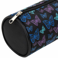 Пенал-косметичка BRAUBERG, Butterflies, черный, 20х7х7см, 272296 Пенал-косметичка BRAUBERG, Butterflies, черный, 20х7х7см, 272296