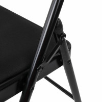 Стул складной BRABIX "Golf Plus CF-003 КОМФОРТ", чёрный каркас, чёрная ткань, 532889 Стул складной BRABIX "Golf Plus CF-003 КОМФОРТ", чёрный каркас, чёрная ткань, 532889
