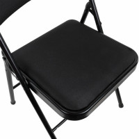 Стул складной BRABIX "Golf Plus CF-003 КОМФОРТ", чёрный каркас, чёрная ткань, 532889 Стул складной BRABIX "Golf Plus CF-003 КОМФОРТ", чёрный каркас, чёрная ткань, 532889