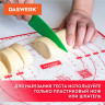 Коврик силиконовый для раскатки/запекания 30х40 см, красный, DASWERK, 608424 Коврик силиконовый для раскатки/запекания 30х40 см, красный, DASWERK, 608424