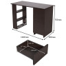 Стол письменный/компьютерный BRABIX "Scandi CD-016", 1100х500х750мм, 4 ящика, венге, 641893, ЦБ013707-3 Стол письменный/компьютерный BRABIX "Scandi CD-016", 1100х500х750мм, 4 ящика, венге, 641893, ЦБ013707-3