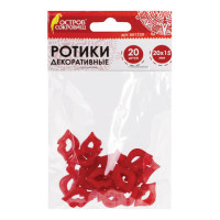 Ротики декоративные для творчества "Губки", 20х15 мм, 20 шт., красные, ОСТРОВ СОКРОВИЩ, 661339 Ротики декоративные для творчества "Губки", 20х15 мм, 20 шт., красные, ОСТРОВ СОКРОВИЩ, 661339