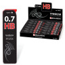 Грифели запасные BRAUBERG, КОМПЛЕКТ 20 шт., "Black Jack" Hi-Polymer, HB, 0,7 мм, 180451 Грифели запасные BRAUBERG, КОМПЛЕКТ 20 шт., "Black Jack" Hi-Polymer, HB, 0,7 мм, 180451