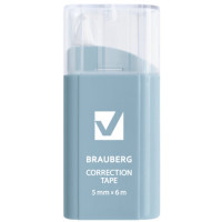 Корректирующая лента BRAUBERG COMPACT PASTEL, 5 мм х 6 м, корпус ассорти, блистер, 272495 Корректирующая лента BRAUBERG COMPACT PASTEL, 5 мм х 6 м, корпус ассорти, блистер, 272495