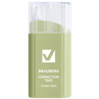 Корректирующая лента BRAUBERG COMPACT PASTEL, 5 мм х 6 м, корпус ассорти, блистер, 272495 Корректирующая лента BRAUBERG COMPACT PASTEL, 5 мм х 6 м, корпус ассорти, блистер, 272495
