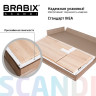 Стол письменный/компьютерный BRABIX "Scandi CD-017", 900х450х750 мм, 2 ящика, дуб сонома, 641895, ЦБ013706-2 Стол письменный/компьютерный BRABIX "Scandi CD-017", 900х450х750 мм, 2 ящика, дуб сонома, 641895, ЦБ013706-2