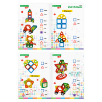 Магнитный конструктор MEGA MAGNETIC BLOCKS-79, с колесной базой и каруселью, BRAUBERG KIDS, 663848 Магнитный конструктор MEGA MAGNETIC BLOCKS-79, с колесной базой и каруселью, BRAUBERG KIDS, 663848