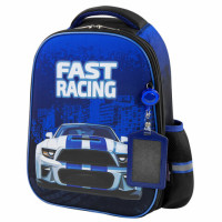 Ранец ЮНЛАНДИЯ LIGHT, 2 отделения, "Speedy car", 38х29х16 см, 270608 Ранец ЮНЛАНДИЯ LIGHT, 2 отделения, "Speedy car", 38х29х16 см, 270608