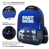 Ранец ЮНЛАНДИЯ LIGHT, 2 отделения, "Speedy car", 38х29х16 см, 270608 Ранец ЮНЛАНДИЯ LIGHT, 2 отделения, "Speedy car", 38х29х16 см, 270608