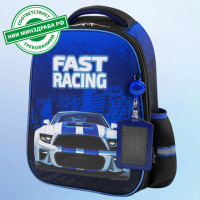 Ранец ЮНЛАНДИЯ LIGHT, 2 отделения, "Speedy car", 38х29х16 см, 270608 Ранец ЮНЛАНДИЯ LIGHT, 2 отделения, "Speedy car", 38х29х16 см, 270608