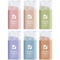 Корректирующая лента BRAUBERG COMPACT PASTEL, 5 мм х 6 м, КОМПЛЕКТ 6 штук, пенал с zip-lock, 272496