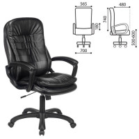 Кресло офисное BRABIX PREMIUM "Omega EX-589", экокожа, черное, 532094 Кресло офисное BRABIX PREMIUM "Omega EX-589", экокожа, черное, 532094