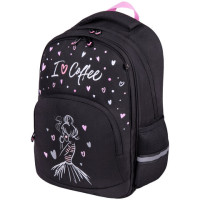 Рюкзак BRAUBERG SOFT, 2 отделения, 3 кармана, "I love coffee", СВЕТЯЩИЙСЯ, 40х31х15 см, 270611 Рюкзак BRAUBERG SOFT, 2 отделения, 3 кармана, "I love coffee", СВЕТЯЩИЙСЯ, 40х31х15 см, 270611
