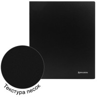 Папка на 4 кольцах BRAUBERG "Стандарт", 40 мм, черная, до 300 листов, 0,9 мм, 221620 Папка на 4 кольцах BRAUBERG "Стандарт", 40 мм, черная, до 300 листов, 0,9 мм, 221620