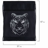 Мешок для обуви BRAUBERG, с петлёй, карман на молнии, 47х37 см, "Tiger", 271610 Мешок для обуви BRAUBERG, с петлёй, карман на молнии, 47х37 см, "Tiger", 271610