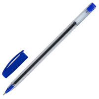 Ручка шариковая масляная STAFF Basic "OBP-306", СИНЯЯ, игольчатый узел 0,7 мм, линия письма 0,35 мм, 143009