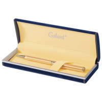 Ручка подарочная шариковая GALANT "Stiletto Gold", тонкий корпус, золотистый, золотистые детали, пишущий узел 0,7 мм, синяя, 140527 Ручка подарочная шариковая GALANT "Stiletto Gold", тонкий корпус, золотистый, золотистые детали, пишущий узел 0,7 мм, синяя, 140527