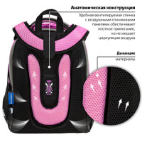 Ранец BRAUBERG SHINY, 2 отделения, с брелком, "Smiling cat", 38х28х14 см, 272040 Ранец BRAUBERG SHINY, 2 отделения, с брелком, "Smiling cat", 38х28х14 см, 272040