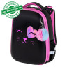 Ранец BRAUBERG SHINY, 2 отделения, с брелком, "Smiling cat", 38х28х14 см, 272040 Ранец BRAUBERG SHINY, 2 отделения, с брелком, "Smiling cat", 38х28х14 см, 272040