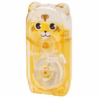 Корректирующая лента BRAUBERG KIDS "ЗВЕРЯТА", 5 мм х 8 м, механизм перемотки, корпус ассорти, блистер, 272499 Корректирующая лента BRAUBERG KIDS "ЗВЕРЯТА", 5 мм х 8 м, механизм перемотки, корпус ассорти, блистер, 272499