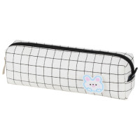 Пенал BRAUBERG, 1 отделение, полиэстер, "Sweet bunny", белый, 19х4х6 см, 272304 Пенал BRAUBERG, 1 отделение, полиэстер, "Sweet bunny", белый, 19х4х6 см, 272304
