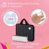 Пенал BRAUBERG, 1 отделение, полиэстер, "Sweet bunny", белый, 19х4х6 см, 272304 Пенал BRAUBERG, 1 отделение, полиэстер, "Sweet bunny", белый, 19х4х6 см, 272304