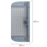 Резак роликовый с тремя типами резки BRAUBERG TRIPLE CUT, до 10 л., длина реза 310 мм, 532330 Резак роликовый с тремя типами резки BRAUBERG TRIPLE CUT, до 10 л., длина реза 310 мм, 532330