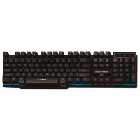 Клавиатура проводная SONNEN KB-7010, USB, 104 клавиши, LED-подсветка, черная, 512653 Клавиатура проводная SONNEN KB-7010, USB, 104 клавиши, LED-подсветка, черная, 512653