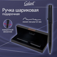 Ручка подарочная шариковая GALANT "Botta", корпус черный, детали черные, узел 0,7 мм, линия письма 0,5 мм, синяя, 144166 Ручка подарочная шариковая GALANT "Botta", корпус черный, детали черные, узел 0,7 мм, линия письма 0,5 мм, синяя, 144166