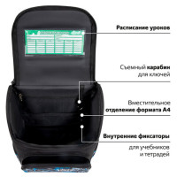 Ранец ПИФАГОР BASIC, 1 отделение, 3 кармана, эргономичная спинка, "Press play", 35х28х18 см, 272043 Ранец ПИФАГОР BASIC, 1 отделение, 3 кармана, эргономичная спинка, "Press play", 35х28х18 см, 272043