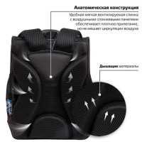 Ранец ПИФАГОР BASIC, 1 отделение, 3 кармана, эргономичная спинка, "Press play", 35х28х18 см, 272043 Ранец ПИФАГОР BASIC, 1 отделение, 3 кармана, эргономичная спинка, "Press play", 35х28х18 см, 272043