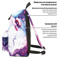 Рюкзак BRAUBERG СИТИ-ФОРМАТ универсальный, "Aquarelle", разноцветный, 41х32х14 см, 229878 Рюкзак BRAUBERG СИТИ-ФОРМАТ универсальный, "Aquarelle", разноцветный, 41х32х14 см, 229878