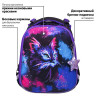 Ранец BRAUBERG PREMIUM, 2 отделения, с брелком, "Neon cat", 38х29х16 см, 271352 Ранец BRAUBERG PREMIUM, 2 отделения, с брелком, "Neon cat", 38х29х16 см, 271352