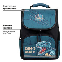 Ранец ПИФАГОР BASIC, 1 отделение, 3 кармана, эргономичная спинка, "Dino world", 35х28х18 см, 272046 Ранец ПИФАГОР BASIC, 1 отделение, 3 кармана, эргономичная спинка, "Dino world", 35х28х18 см, 272046