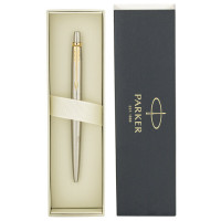 Ручка шариковая PARKER "Jotter Core Stainless Steel GT", ежедневник А5 коричневый, пакет, 880890 Ручка шариковая PARKER "Jotter Core Stainless Steel GT", ежедневник А5 коричневый, пакет, 880890
