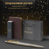 Ручка шариковая PARKER "Jotter Core Stainless Steel GT", ежедневник А5 коричневый, пакет, 880890 Ручка шариковая PARKER "Jotter Core Stainless Steel GT", ежедневник А5 коричневый, пакет, 880890