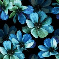Бумага упаковочная мелованная 70х100 см ЗОЛОТАЯ СКАЗКА "Night Flowers", 5 дизайнов, 70 г/м2, 591588 Бумага упаковочная мелованная 70х100 см ЗОЛОТАЯ СКАЗКА "Night Flowers", 5 дизайнов, 70 г/м2, 591588