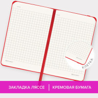 Блокнот МАЛЫЙ ФОРМАТ (93х142 мм) А6, BRAUBERG ULTRA, балакрон, 80 г/м2, 96 л., клетка, красный, 113054 Блокнот МАЛЫЙ ФОРМАТ (93х142 мм) А6, BRAUBERG ULTRA, балакрон, 80 г/м2, 96 л., клетка, красный, 113054