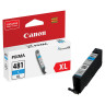 Картридж струйный CANON (CLI-481C XL) для PIXMA TS704 / TS6140, голубой, ресурс 515 страниц, оригинальный, 2044C001 Картридж струйный CANON (CLI-481C XL) для PIXMA TS704 / TS6140, голубой, ресурс 515 страниц, оригинальный, 2044C001