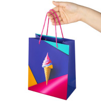 Пакет подарочный 17,8x9,8x22,9 см ЗОЛОТАЯ СКАЗКА "Sweets", тиснение фольгой, 608250 Пакет подарочный 17,8x9,8x22,9 см ЗОЛОТАЯ СКАЗКА "Sweets", тиснение фольгой, 608250