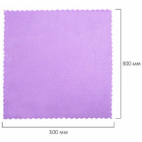 Салфетки для уборки из ПЛЮШЕВОЙ микрофибры 30х30 см, КОМПЛЕКТ 20 шт. "PASTEL", LAIMA HOME, 608444