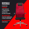 Кресло офисное BRABIX PREMIUM "Ultimate EX-801" хром, плотная двойная сетка Х2, черное/красное, 532921 Кресло офисное BRABIX PREMIUM "Ultimate EX-801" хром, плотная двойная сетка Х2, черное/красное, 532921