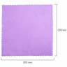 Салфетки для уборки из ПЛЮШЕВОЙ микрофибры 30х30 см, КОМПЛЕКТ 10 шт. "PASTEL", LAIMA HOME, 608445