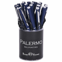 Ручка шариковая BRUNO VISCONTI "Palermo", темно-синий металлический корпус, 0,7мм, си, 20-0250/06