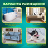 Комплект ковриков MEMORY EFFECT для ванной 50х80 см и туалета 40х60 см светло-серый LAIMA HOME, 608446