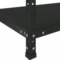 Стеллаж металлический BRABIX "ГРАФИТ MS KD-180/40/70-5", лофт, 1800х700х400 мм, 5 полок, 291268, S240BR124593