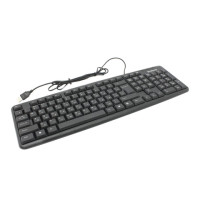 Клавиатура проводная DEFENDER Element HB-520, USB, 104 клавиши + 3 дополнительные клавиши, черная, 45522