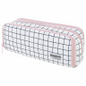 Пенал-органайзер BRAUBERG, 2 откидные планки, полиэстер, 23x9х7 см, "Checkered white", 272315 Пенал-органайзер BRAUBERG, 2 откидные планки, полиэстер, 23x9х7 см, "Checkered white", 272315